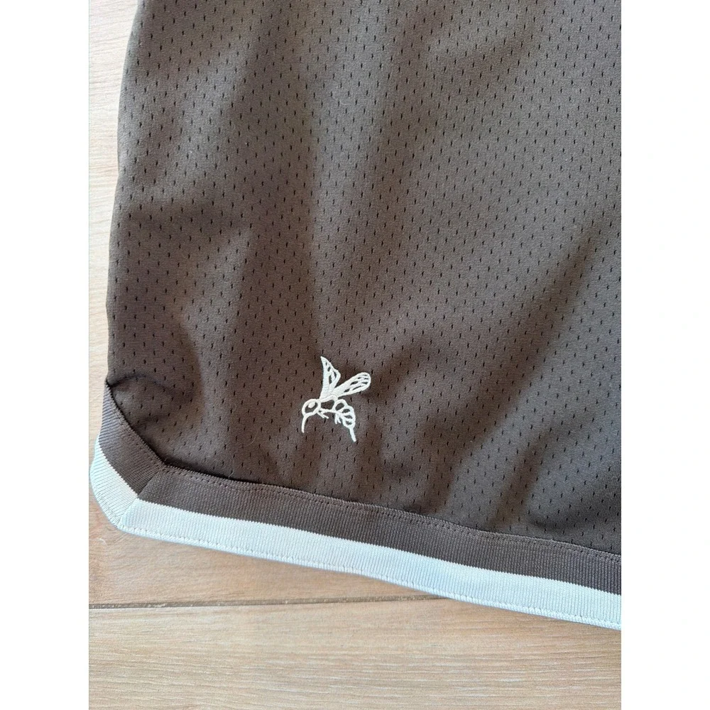 Shoe Palace Muhammad Ali Mesh Basketball Shorts Brown Mens Small - Picture 5 of 5